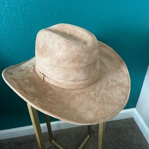 Suede cowboy hat